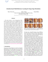 Attention-based Multi-Reference Learning for Image Super-Resolution