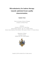 Microdosimetry for hadron therapy: towards optimised beam quality characterisation
