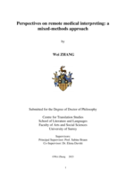 Perspectives on remote medical interpreting: a mixed-methods approach
