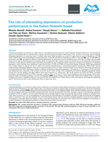 The role of inbreeding depression on productive performance in the Italian Holstein breed
