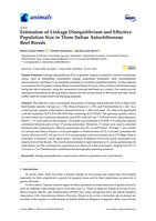 Estimation of Linkage Disequilibrium and Effective Population Size in Three Italian Autochthonous Beef Breeds