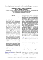 Learning Retrieval Augmentation for Personalized Dialogue Generation