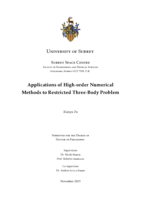 Application of High-order Numerical Methods to Restricted Three-Body Problem