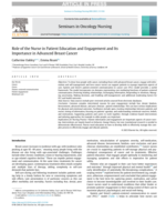 Role of the Nurse in Patient Education and Engagement and Its Importance in Advanced Breast Cancer