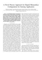 A Novel Precise Approach for Digital Metasurface Configuration for Sensing Application