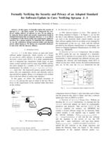 Formally Verifying the Security and Privacy of an Adopted Standard for Software-Update in Cars: Verifying Uptane 2.0