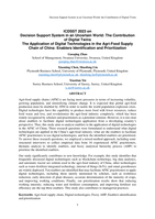 The Application of Digital Technologies in the Agri-Food Supply  Chain of China: Enablers Identification and Prioritization