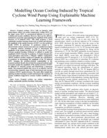 Modeling Ocean Cooling Induced by Tropical Cyclone Wind Pump Using Explainable Machine Learning Framework