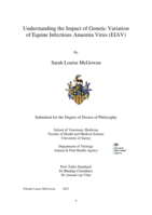 Understanding the Impact of Genetic Variation of Equine Infectious Anaemia Virus (EIAV)