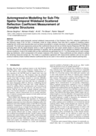Autoregressive Modelling for Sub-THz Spatio-Temporal Wideband Scattered Reflection Coefficient Measurement of Complex Structures