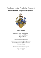 Nonlinear Model Predictive Control of Active Vehicle Suspension Systems