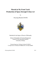 Murals in My Front Yard: Production of Space through Urban Art