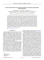 Electric dipole transitions in the relativistic quasiparticle random-phase approximation at finite temperature