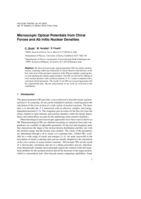 Microscopic Optical Potentials from Chiral Forces and Ab Initio Nuclear Densities