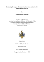 Evaluating the impact of complex tourism interventions in EU- funded project contexts