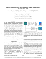 ONBOARD CLOUD DETECTION AND ATMOSPHERIC CORRECTION WITH DEEP LEARNING EMULATORS