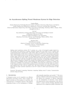 An Asynchronous Spiking Neural Membrane System for Edge Detection