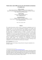 Market abuse under different close price determination mechanisms: A European case