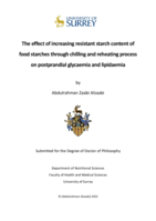 The effect of increasing resistant starch content of food starches through chilling and reheating process on postprandial glycaemia and lipidaemia