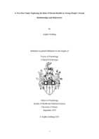A Two-Part Study Exploring the Role of Mental Health on Young People’s Sexual Relationships and Behaviours