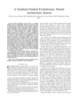 A Gradient-Guided Evolutionary Neural Architecture Search