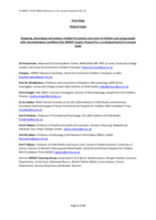 Designing, developing and testing a chatbot for parents and carers of children and young people  with rheumatological conditions (the IMPACT study): Protocol for a co-designed proof of concept  study