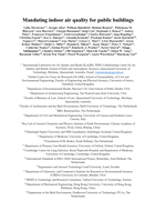 Mandating indoor air quality for public buildings