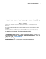 The Specification of a Computational Model of Physical Activity Habit