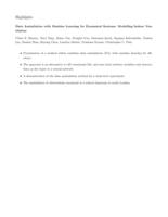 Data assimilation with machine learning for dynamical systems: Modelling indoor ventilation