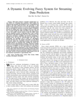 A Dynamic Evolving Fuzzy System for Streaming Data Prediction
