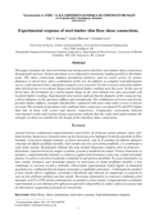 Experimental response of steel-timber slim floor shear connections.