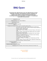 Comparing the effectiveness and cost-effectiveness of text-message reminders and telephone patient navigation to improve the uptake of faecal immunochemical test screening among non-responders in London: a randomised controlled trial protocol