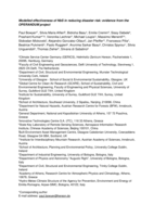 Modelled effectiveness of NbS in reducing disaster risk: evidence from the OPERANDUM project