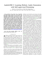 AudioLDM 2: Learning holistic audio generation with self-supervised pretraining