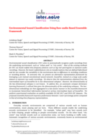 Environmental Sound Classification Using Raw-audio Based Ensemble Framework