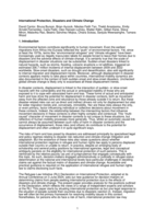 International Protection, Disasters and Climate Change