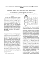 Neural Compression Augmentation for Contrastive Audio Representation Learning