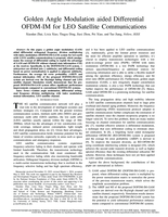 Golden Angle Modulation aided Differential OFDM-IM for LEO Satellite Communications