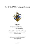 Fine-Grained Vision-Language Learning