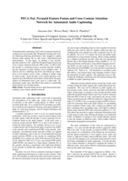 PFCA-Net: Pyramid Feature Fusion and Cross Content Attention Network for Automated Audio Captioning