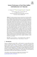 Seismic Performance of Steel Tubes Infilled with Rubberised AAC Materials