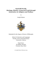 Kind Old World; Ideology, Illusion, Irony and Truth through Generative AI, Ishiguro and Wallace