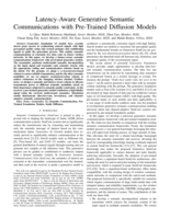 Latency-Aware Generative Semantic Communications with Pre-Trained Diffusion Models