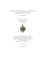 Security of Topology Discovery Service in Software-Defined Network