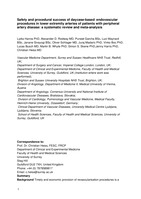 Safety and procedural success of daycase-based endovascular procedures in lower extremity arteries of patients with peripheral artery disease: a systematic review and meta-analysis