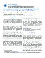Genomic inbreeding coefficients using imputation genotypes: Assessing the effect of ancestral genotyping in Holstein-Friesian dairy cows