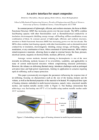 An active interface for smart composites