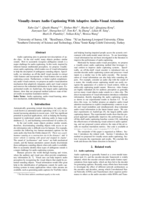 Visually-Aware Audio Captioning With Adaptive Audio-Visual Attention