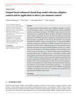 Output‐based enhanced closed‐loop model reference adaptive control and its application to direct yaw moment control