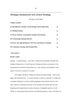 Strategic assessment and grand strategy
